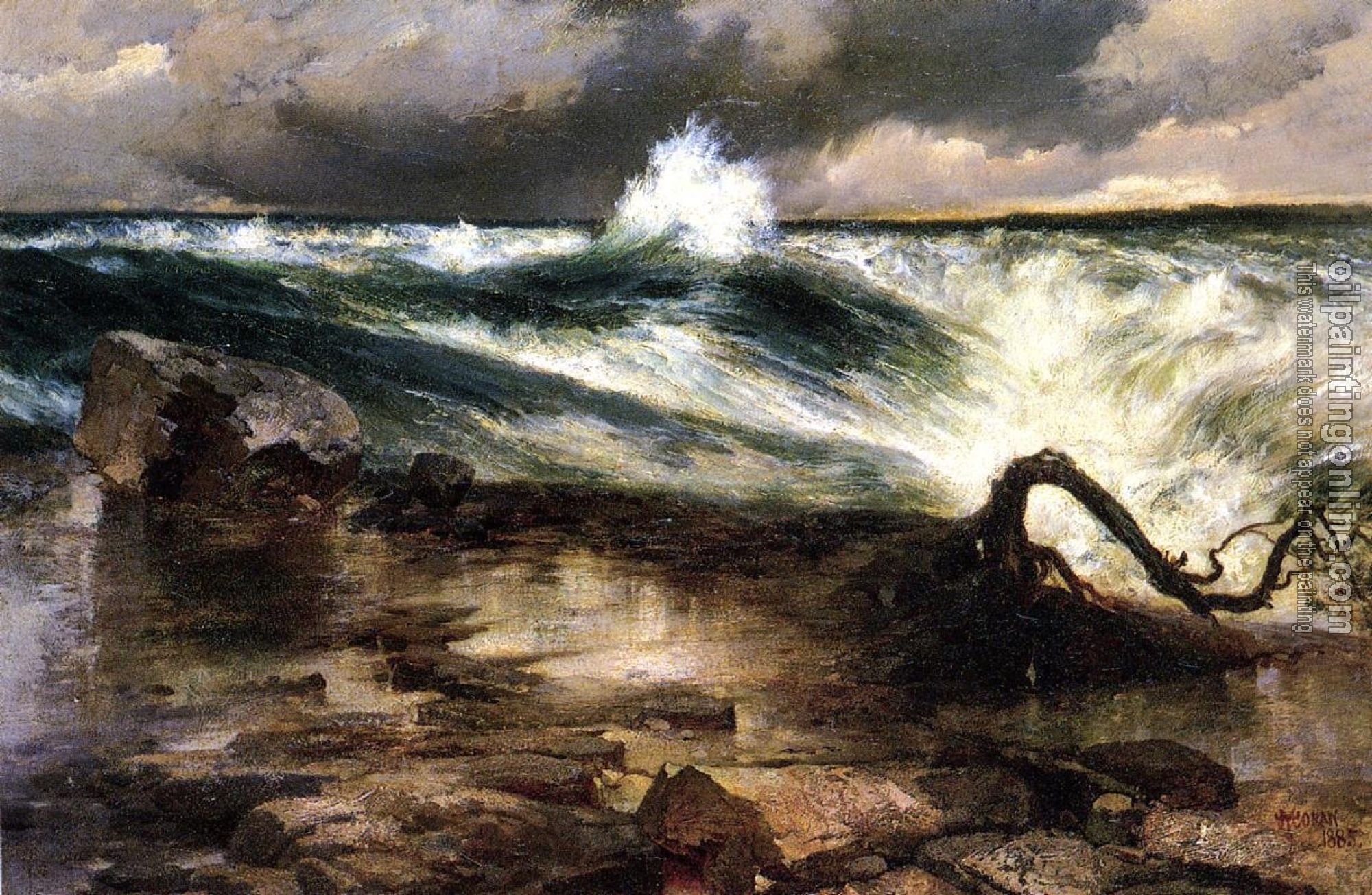 Moran, Thomas - The Rapids above Niagara